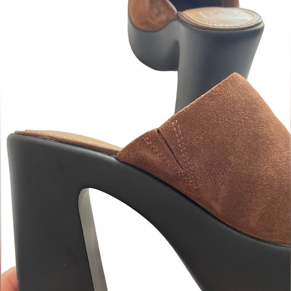 GB Gianni Bini Suede Platform Clog NWT - Picture 7 of 11